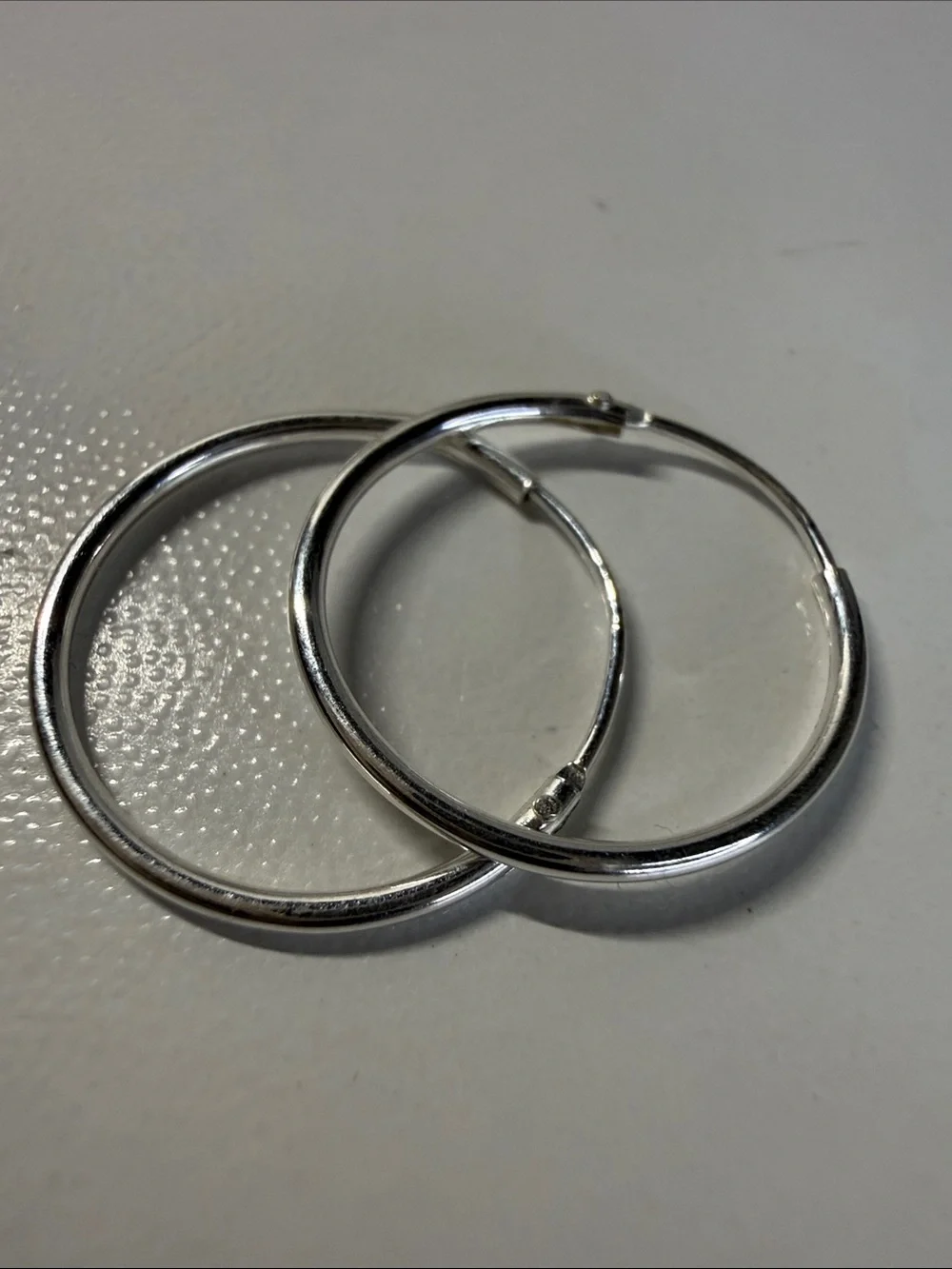 1/2” 925 Sterling Silver Hoop Earrings